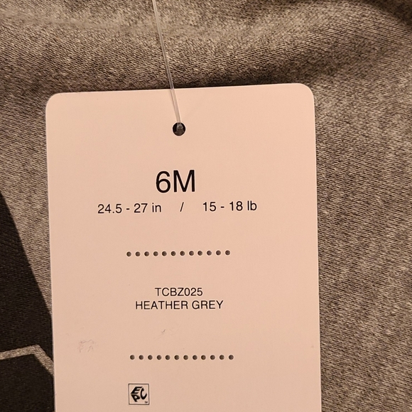 NWT Team of tiny size 6M gray / black bodysuit - Picture 10 of 10